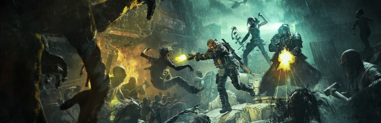 Yet Another Zombie Survivors squad fighting a zombie horde
